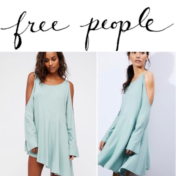 Free People Tops - Free People Clear Skies Bohemian Mint Tunic Small